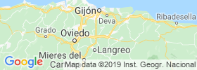 Pola De Siero map